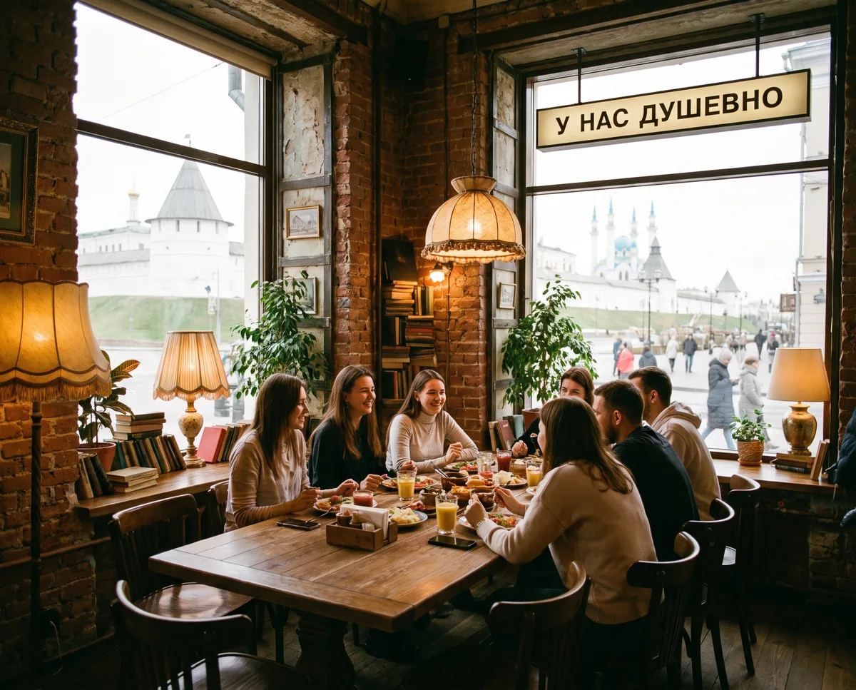 Где встретиться с друзьями в Казани: атмосферные места для долгих разговоров и смеха
